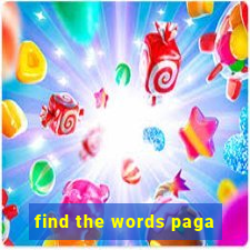 find the words paga